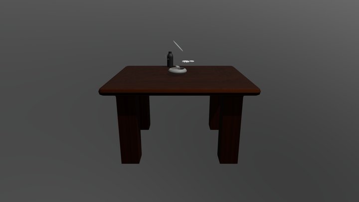 Stop Watch Animation 3D Model