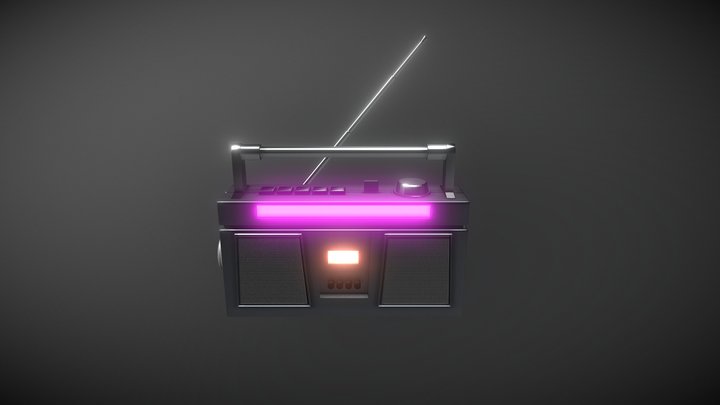 Radio 3D Model