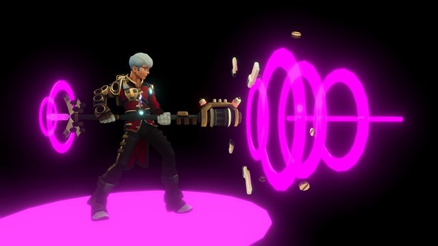 Joseph - Mechknight Chronicles -magic attack 3D Model