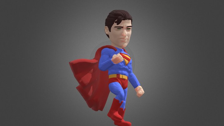 Superman James Gunn (David Corenswet) 3D Model