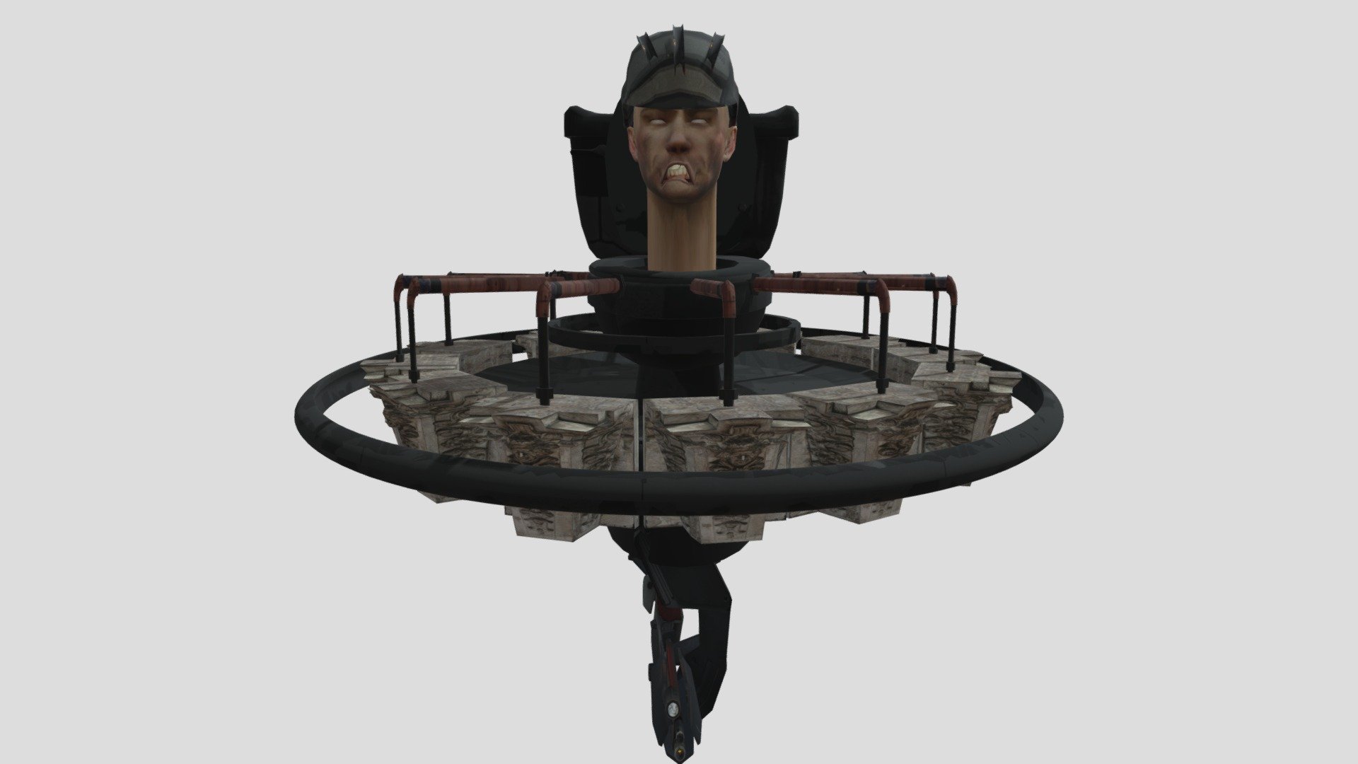 UFO Skibidi Toliet - Download Free 3D model by mr mutant ...