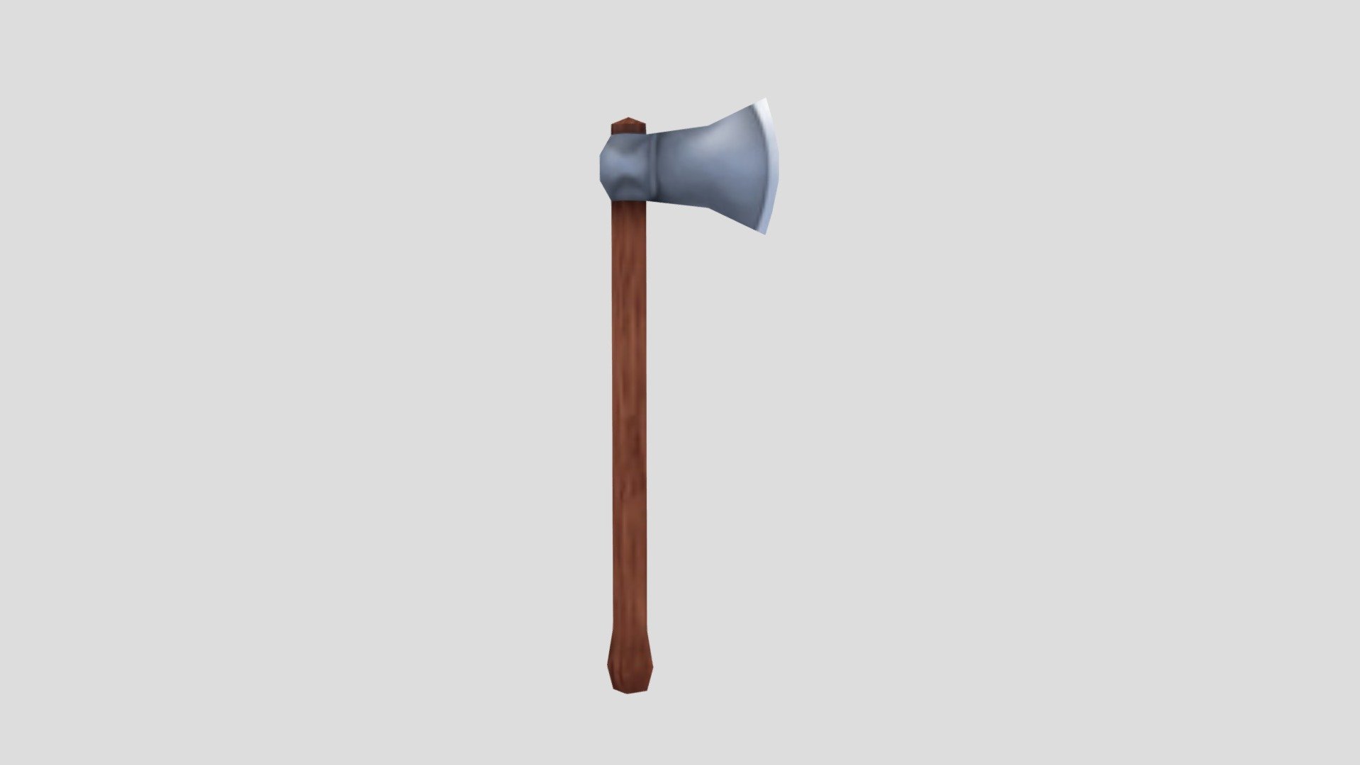 Low Poly Viking Axe