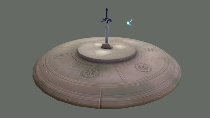 The Legend of Zelda : Master Sword 3D Model