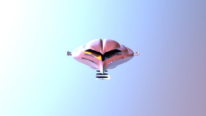 Sci-Fi Vehicle 3D Model
