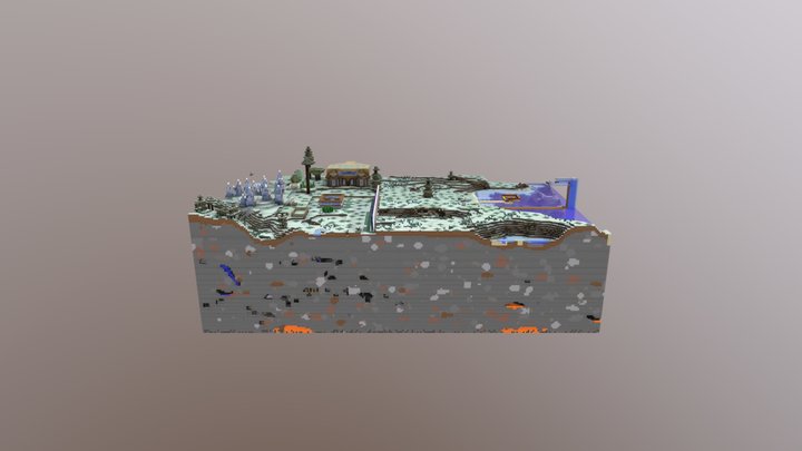Granja de Hielo 3D Model