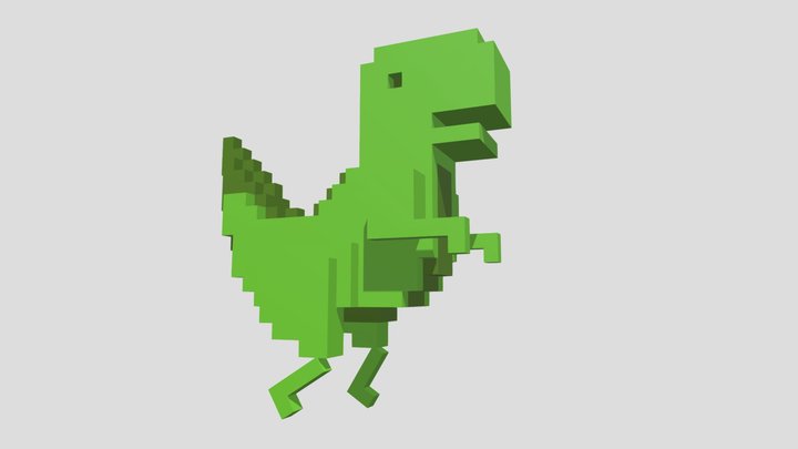 Google Dino – Modelo 3D gratuito STL