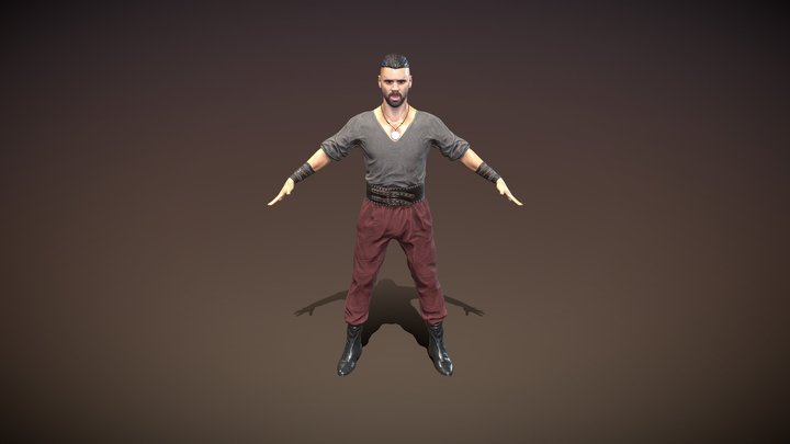 Kazak 3D Model