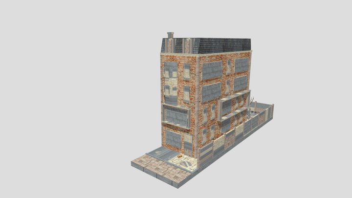 DAE Rowhomes retake – Ghent 3D Model