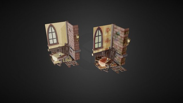Impire Room. Shader presentation 3D Model
