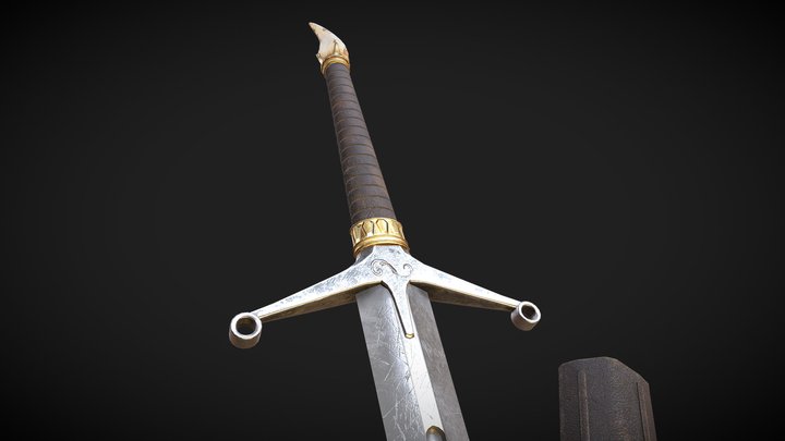 Claymore (GAMEREADY) Lowpoly 3D Model