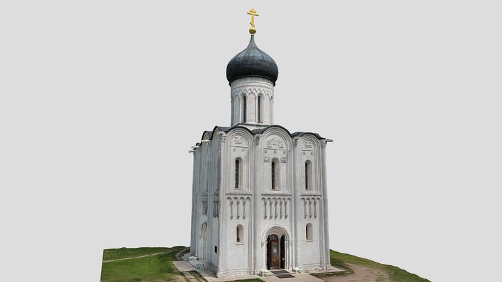Church of the Intercession on the Nerl (light) 3D Model