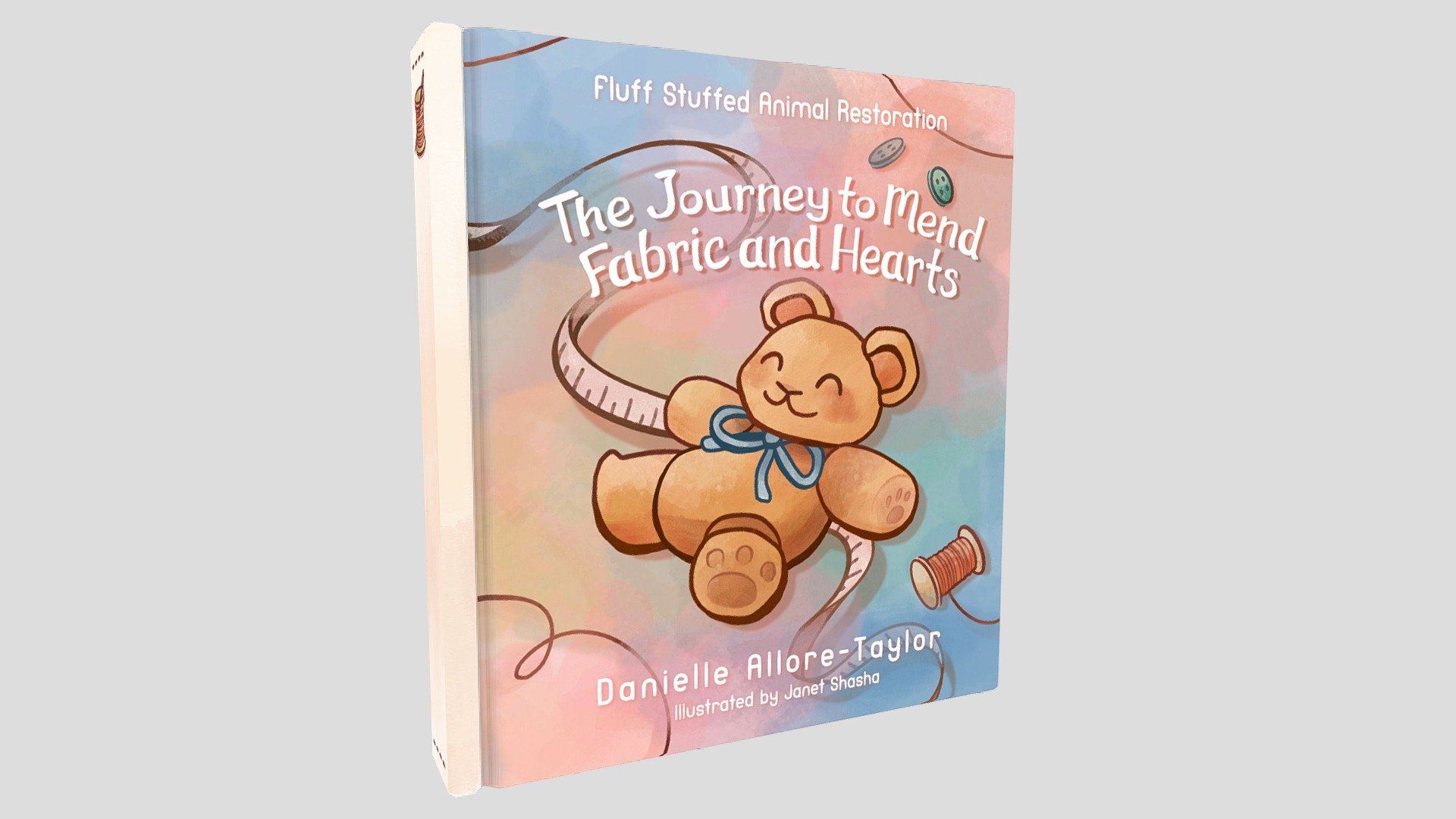 Fluff Children's Book Cover — Sketchfab embed 3D viewer