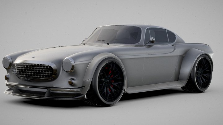 Volvo P1800 Restomod – Widebody Edition 3D Model