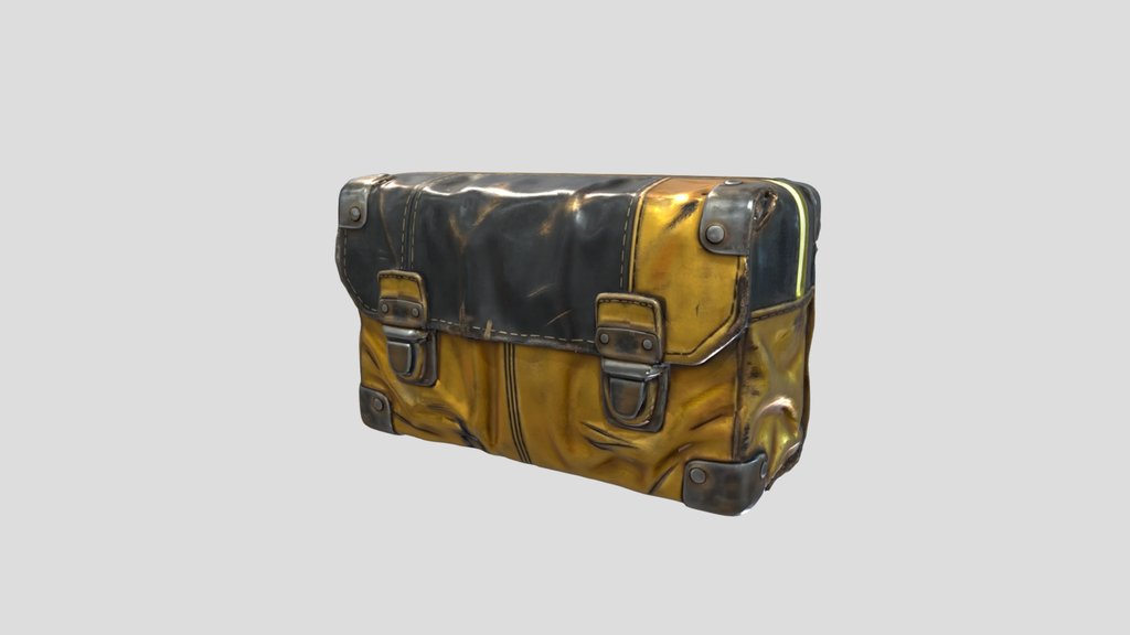 Futuristic Cyberpunk Neon Edge Satchel