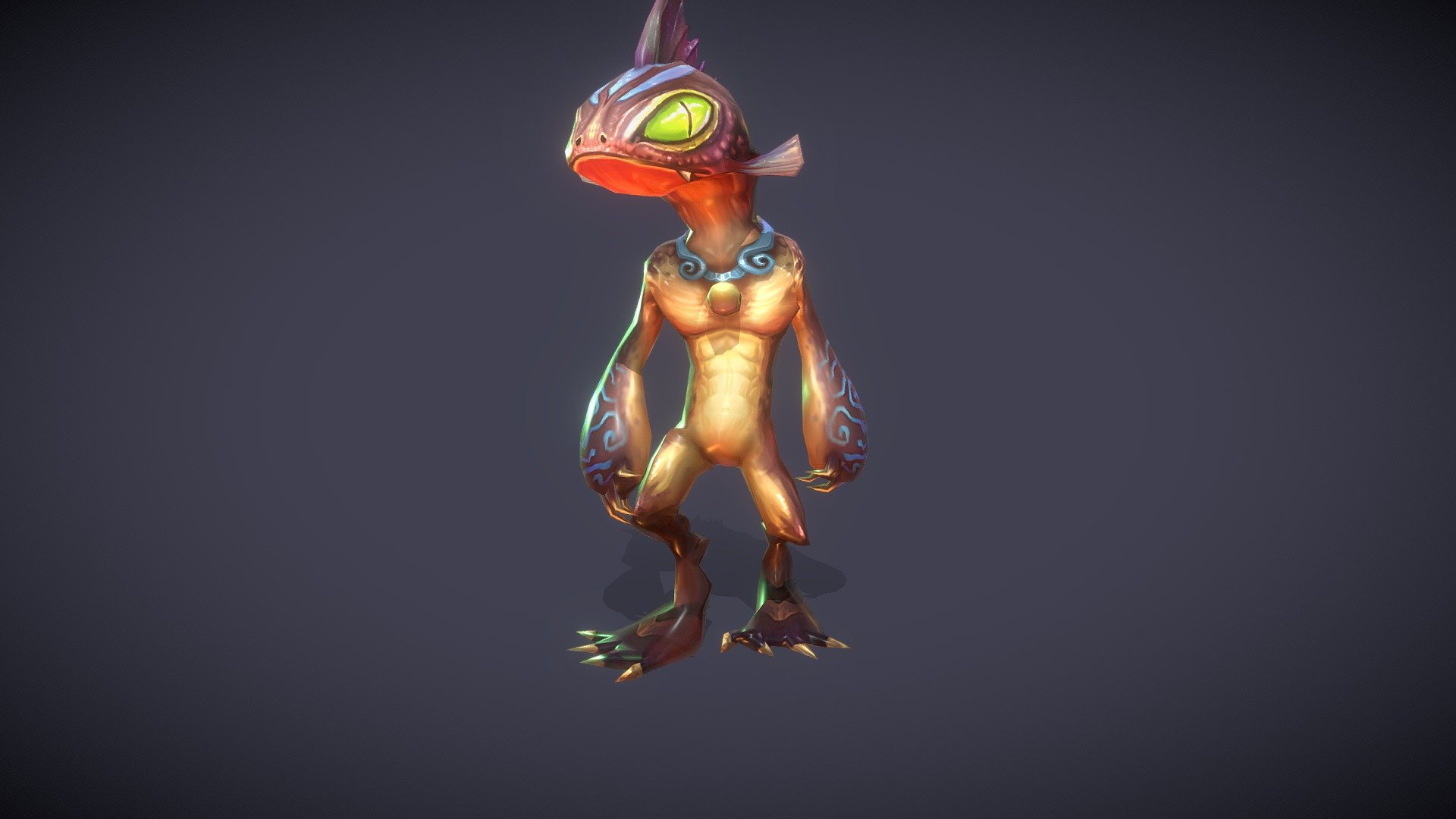 Deep One (5/6) - 3D model by Shadya Samaha (@ShadyaSamaha) [645c055 ...