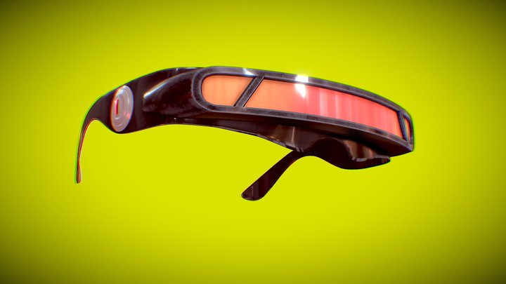 Cyclops sunglasses 3D Model