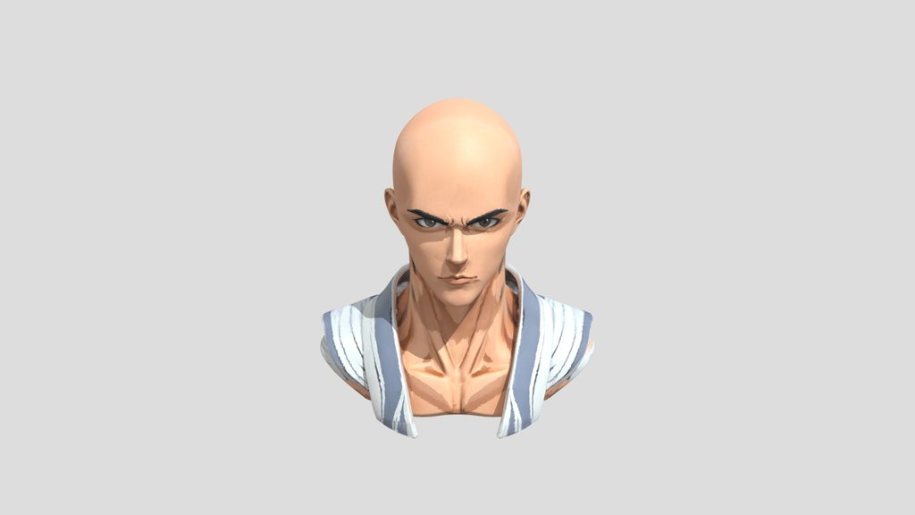 Stoic Bald Warrior