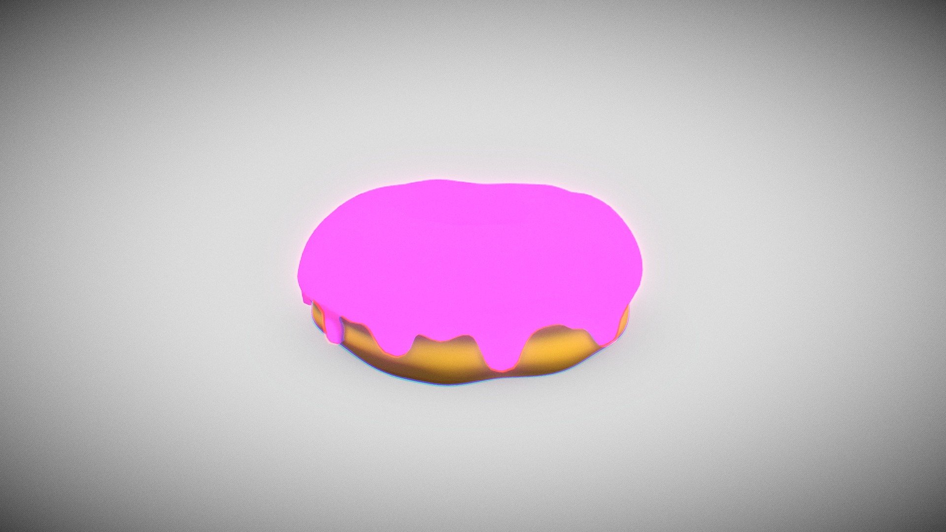 3D donut model — Sketchfab embed 3D viewer