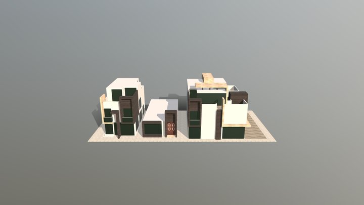 Villa 001 3D Model
