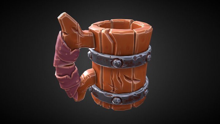 Stylized Practice01_Mug – Modello 3D gratuito STL