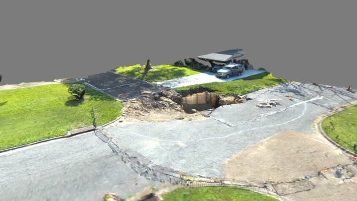 Vidalia Sinkhole - Updated 07-20-2025 3D Model