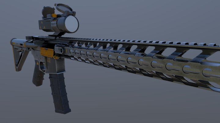 AR-15 3D Model