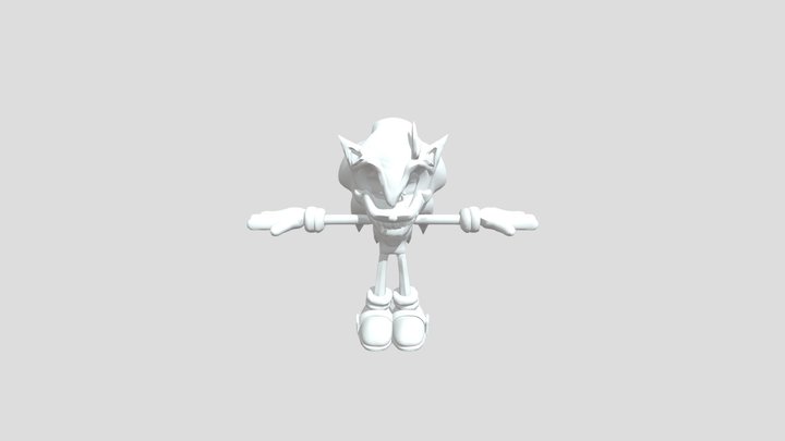 Legacy Sonic 3D Model