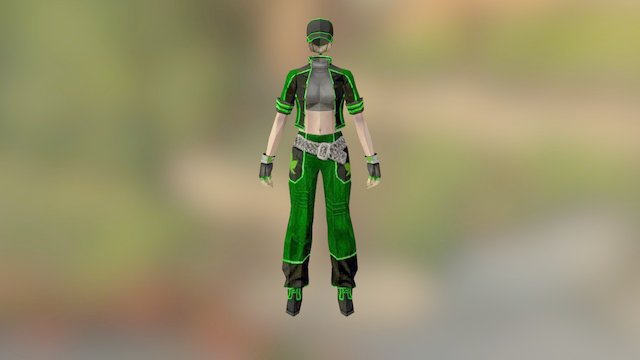 Weed Set ( Woman Version ) 3D Model