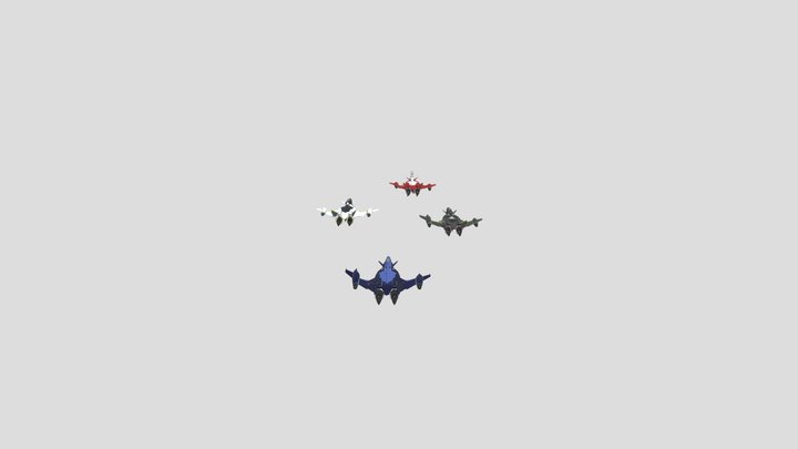 Macross YF-29 Bandai 30th anniversary collection 3D Model