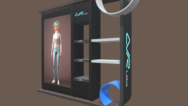 kiosk design 3D Model