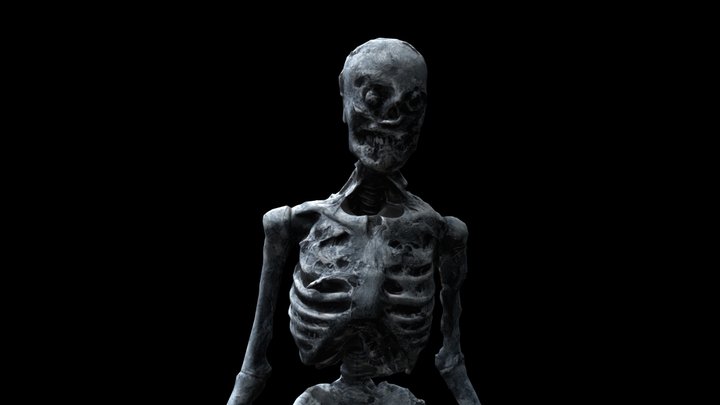 Corpsed 12 foot Skeleton 3D Model