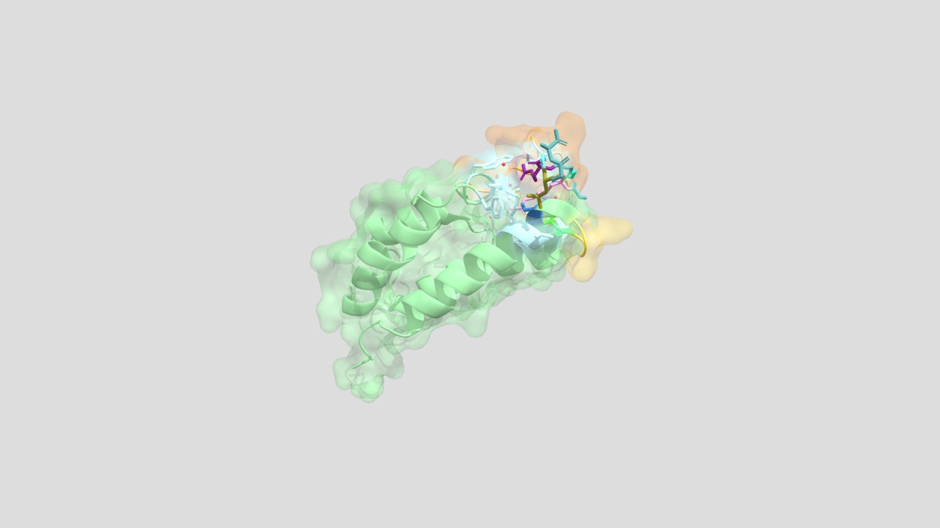 Bromodomain 1 of BRDT with Histone Bound - 3D model by tadd8794 ...