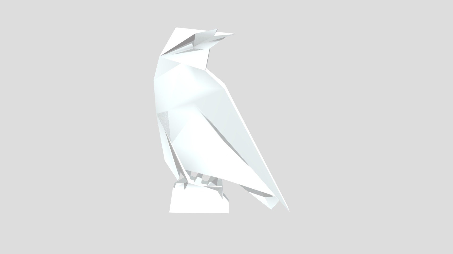 геометрический ворон - Download Free 3D model by petrovmikhail [6462199 ...