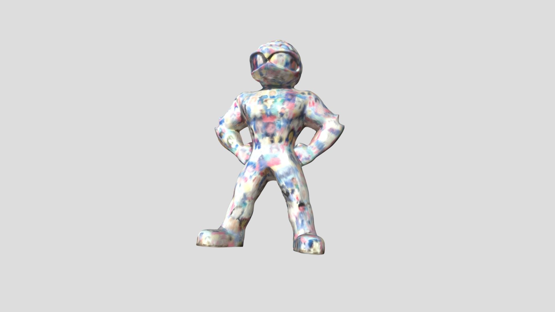 "Faces of Herky" Statue