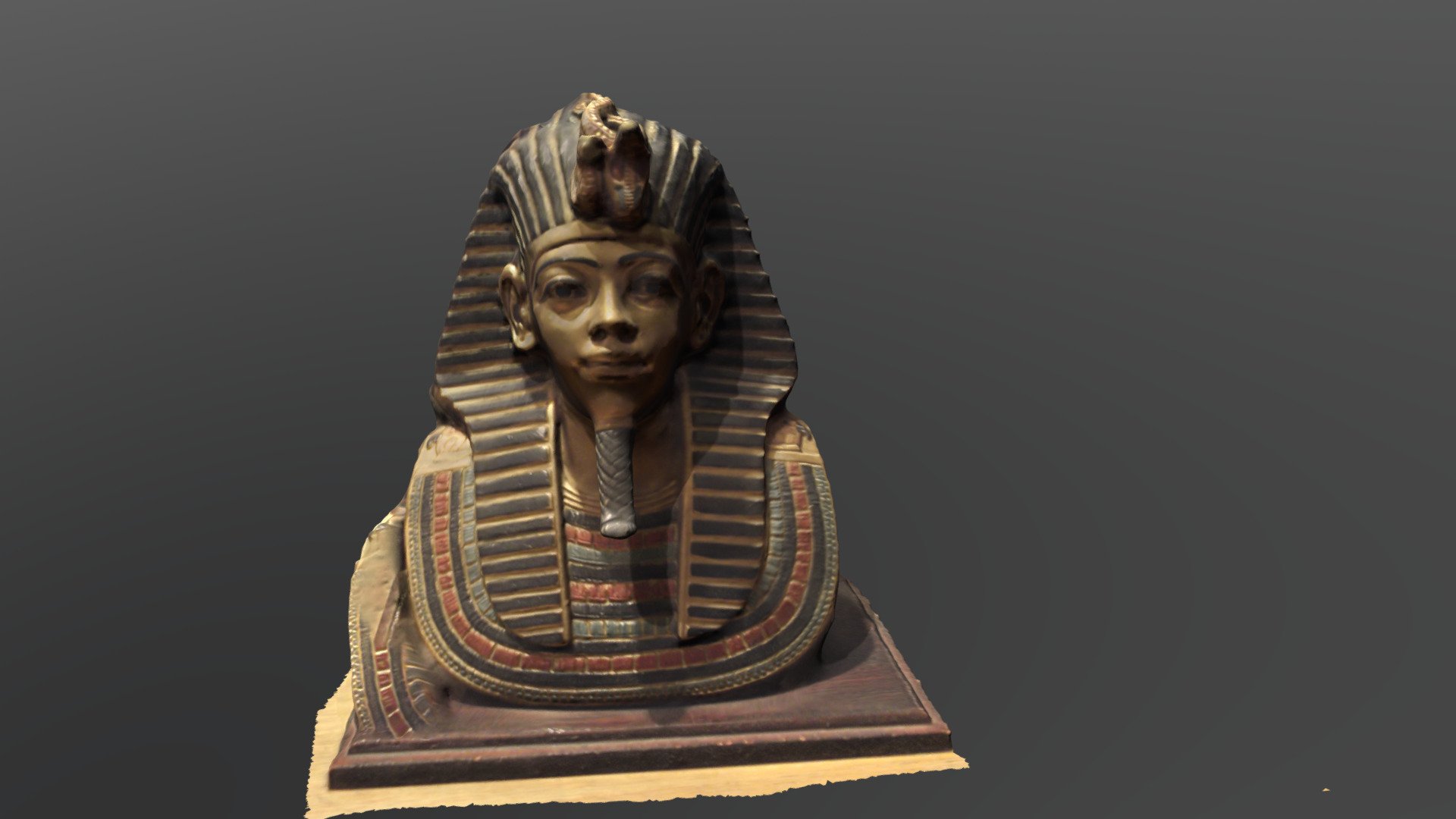 King Tuth photogrametry of a model
