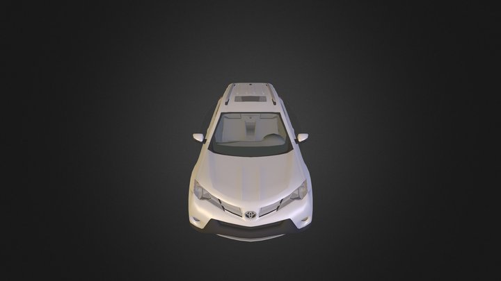 Toyota_RAV4_2013_game_uv 3D Model