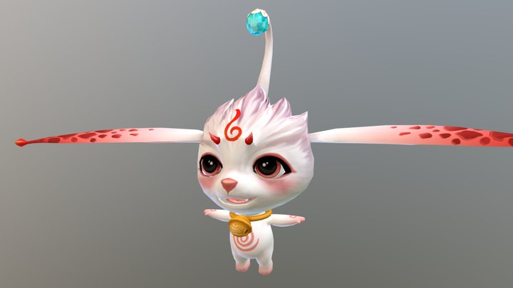 兔兔 3D Model