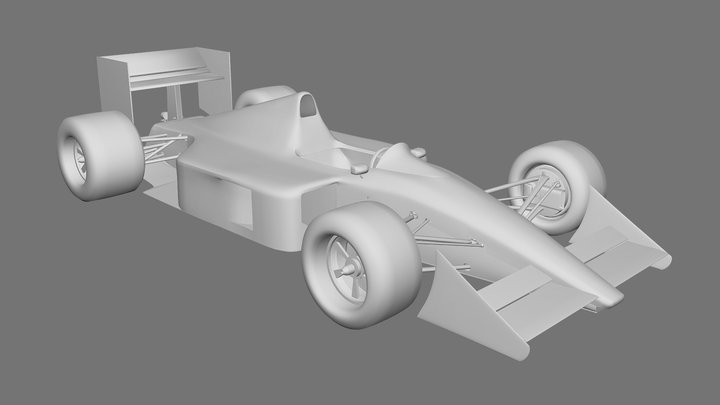 1988 F1 Car 3D Model