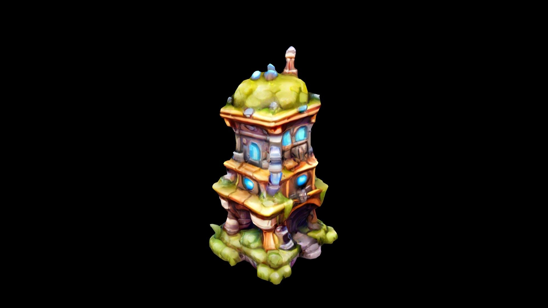 Tower Fall RTS building 003e2535-1c07-4f48-90ec- - Download Free 3D ...