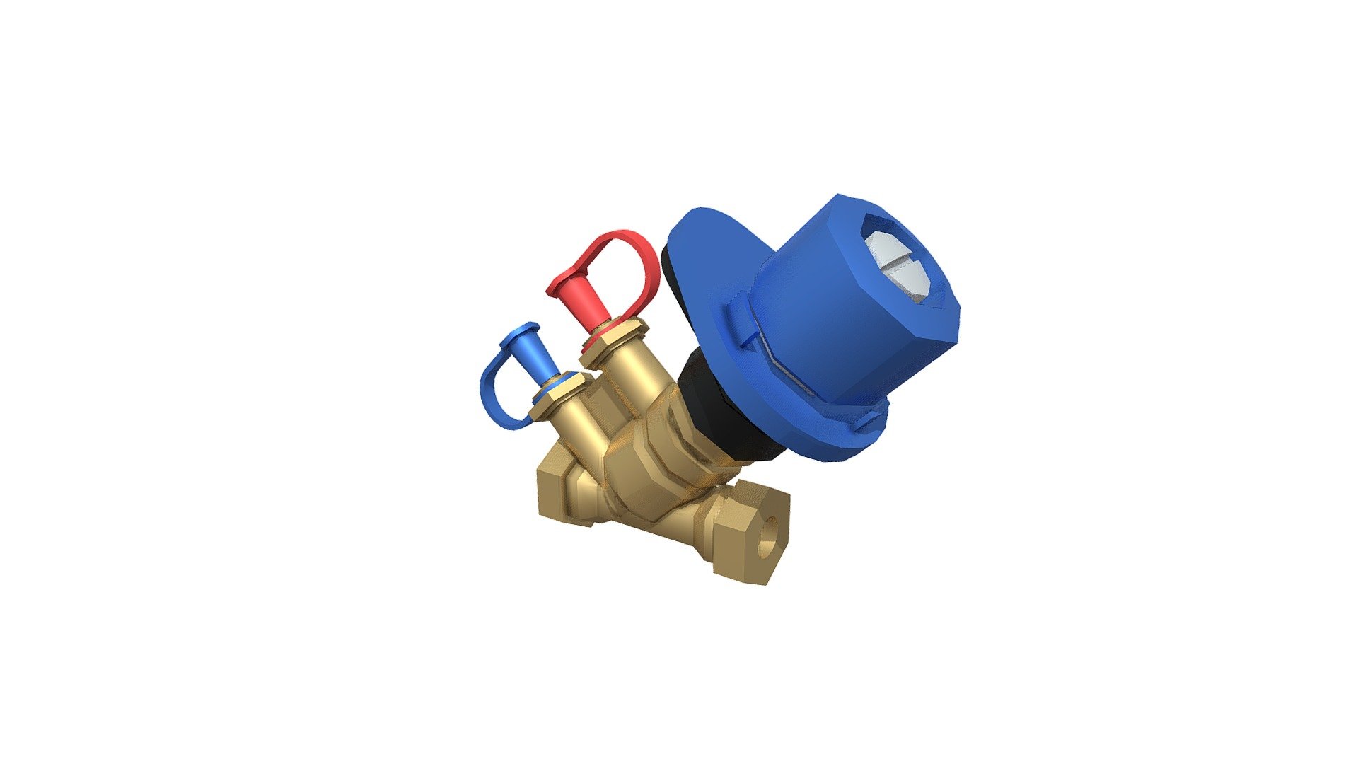 Resideo Balancing Valve V5032Y 3D model by bimstore (Revitspace