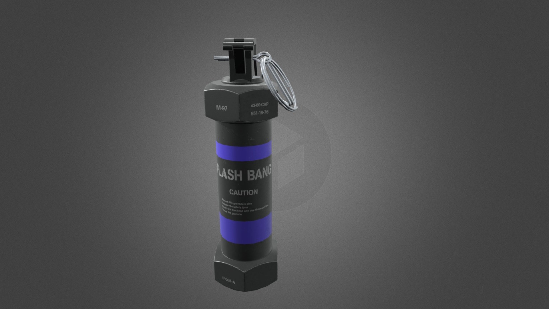 Flash Grenade Resident Evil 2 Download Free 3D model by Tim