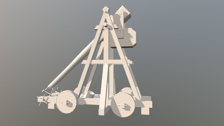 Trebuchet 3D Model