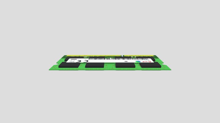 8 gb ram 3D Model