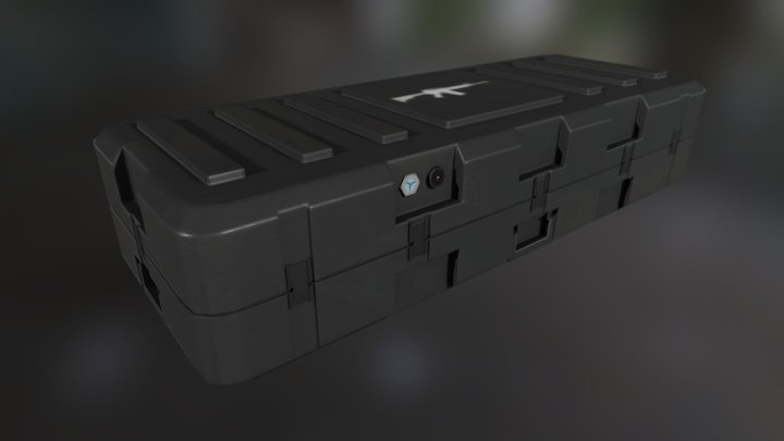 Weapon Crate 3D Model
