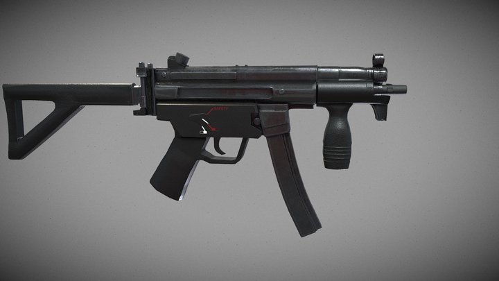 Gun model (WIP) 3D Model