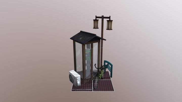 5 Finished Props (Q-Week assignment) 3D Model