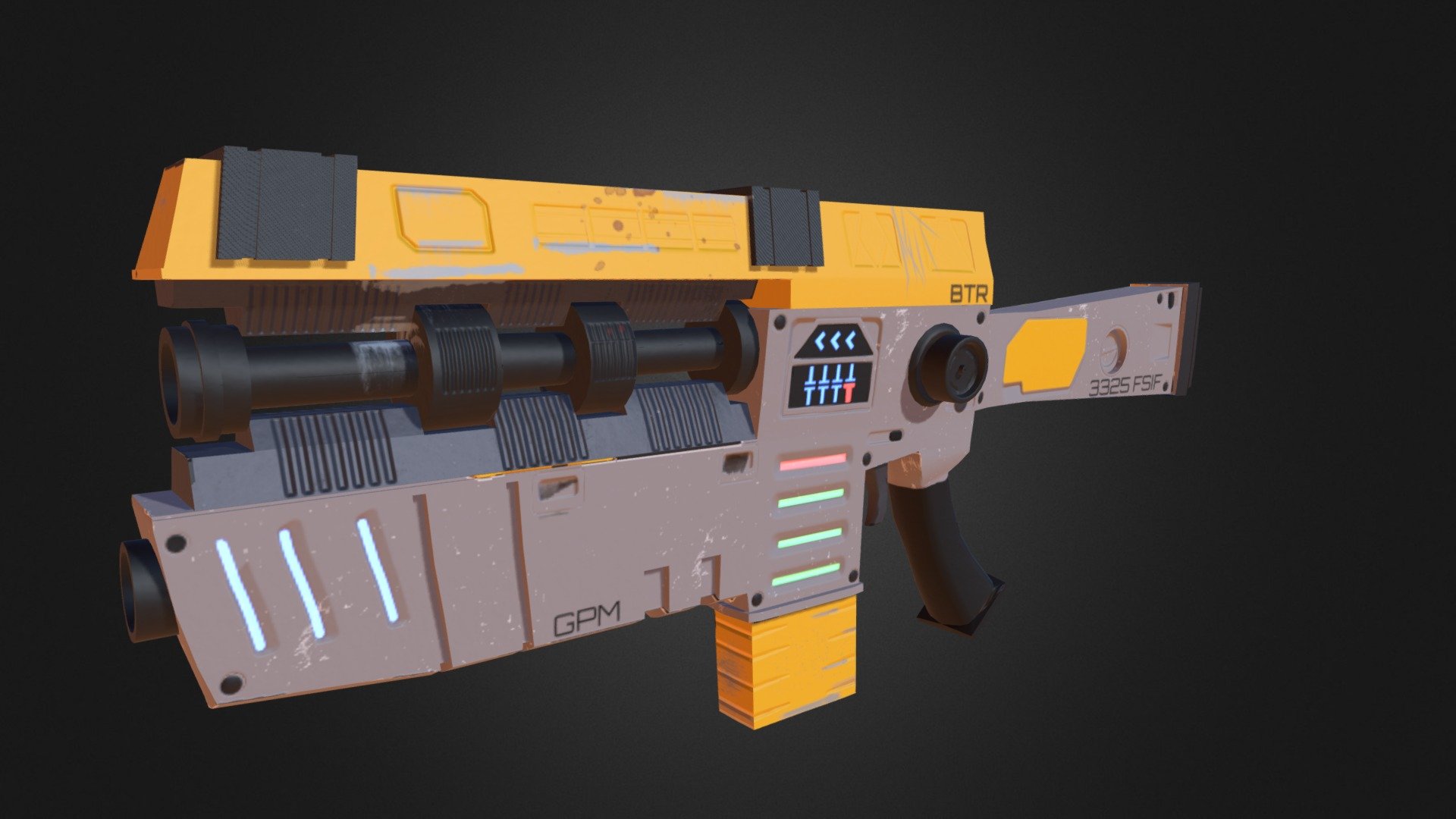 3D Gun sci-fi