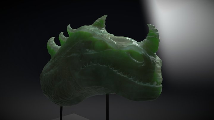 Jade Dragon 3D Model