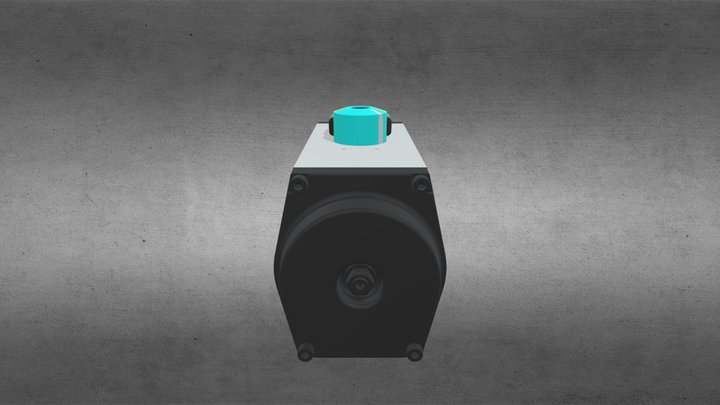 F25 With Quater Turn Actuator 3D Model