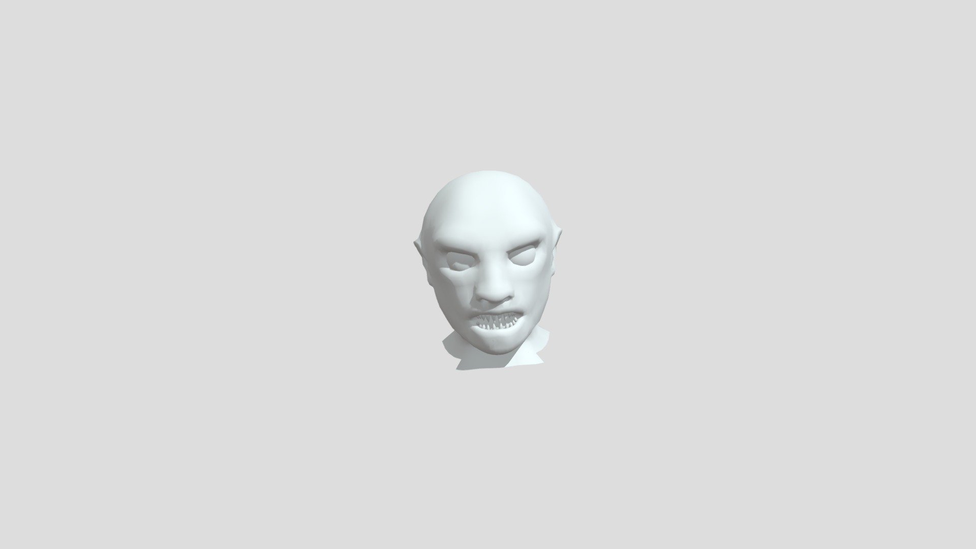 Animação facial de monstro